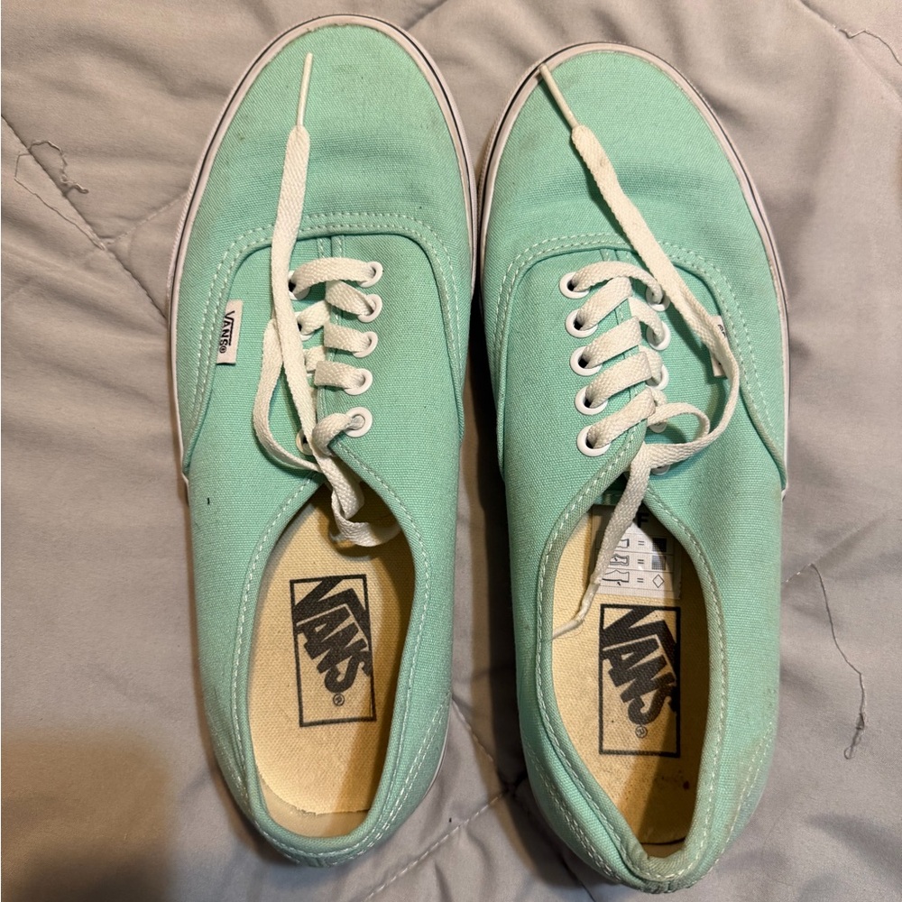 Vans Women's Sneakers in Light Green